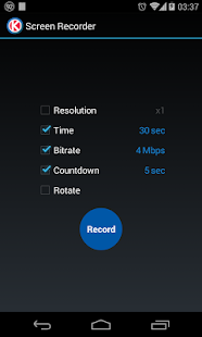 Screen Recorder for KitKat Screenshots 1