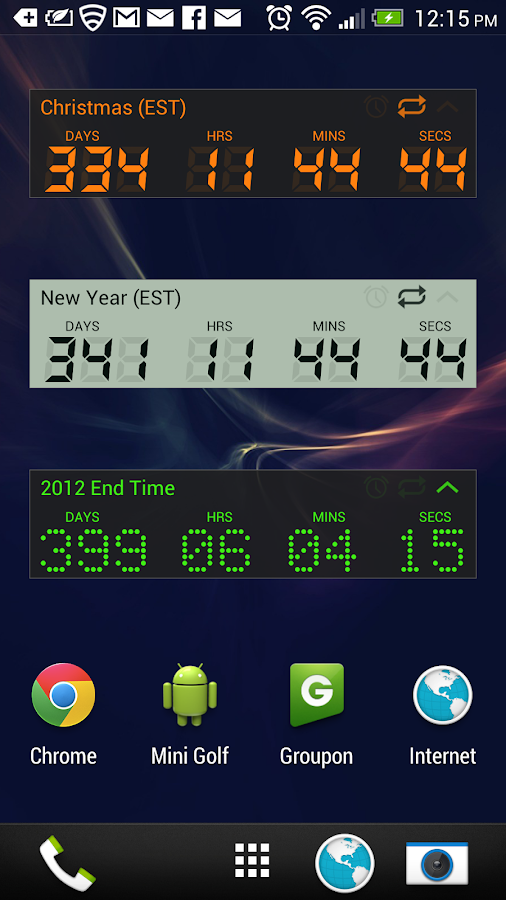 Final Countdown Day Timer - screenshot