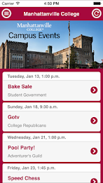 Manhattanville College Events poster 2
