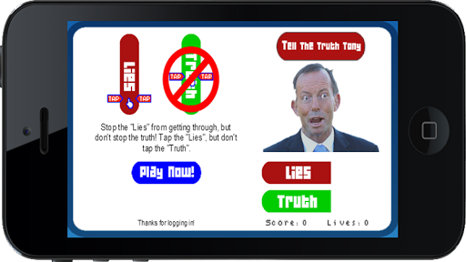 Tell The Truth Tony - Tap Game