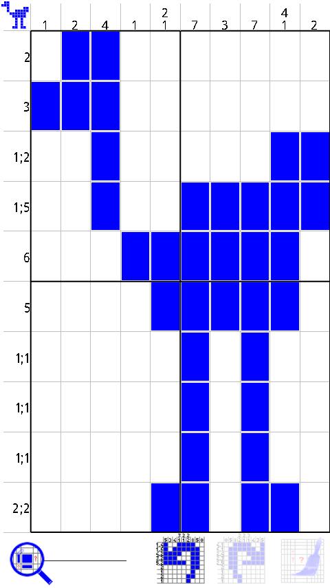 GraphiLogic "10x10" Puzzles Screen 1