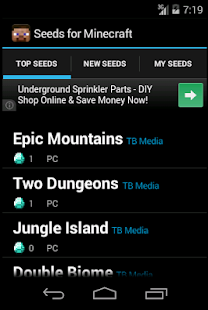 Seeds - Minecraft PE - Android Apps on Google Play