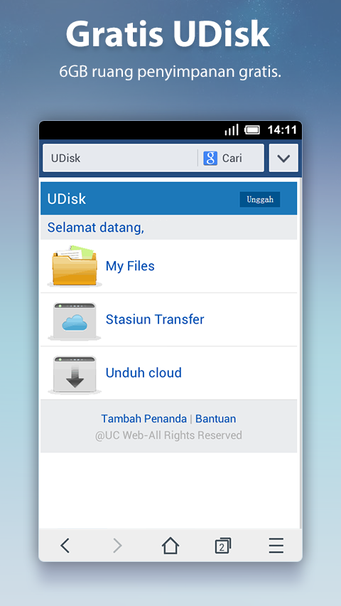 UC Browser Mini - screenshot