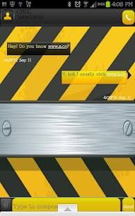 How to mod GO SMS - Yellow Zone 1.1 mod apk for android