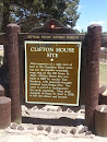 Clifton House Site - official scenic historic marker