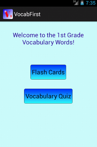 Vocabulary for First Grade