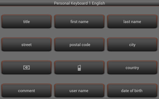 Personal Keyboard for PC