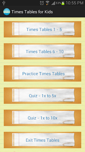 Times Tables Quiz for Kids