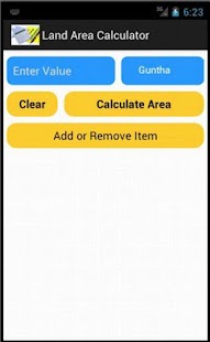 Land Area Calculator