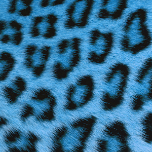 GO SMS Blue Cheetah Theme