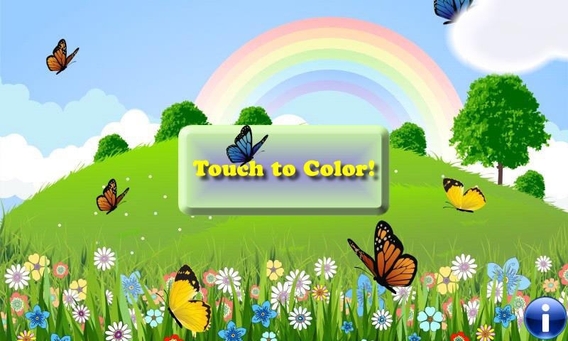 Android application Coloring Book: Butterfly! screenshort