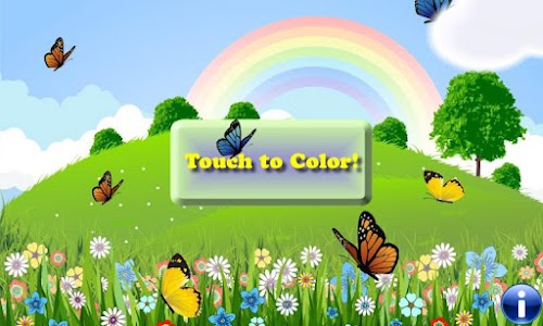 Android application Coloring Book: Butterfly! screenshort