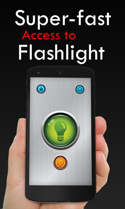 Power Button FlashLight /Torch - screenshot