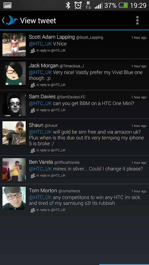 Tweetings for Twitter - screenshot