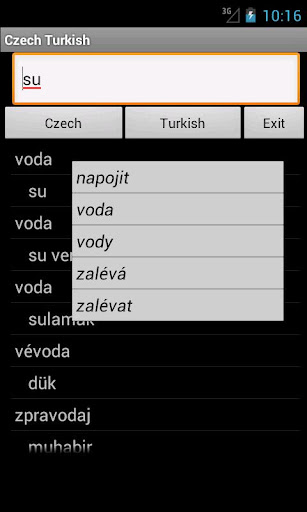 Czech Turkish Dictionary