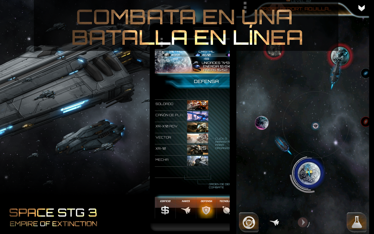 Android application Space STG 3 - Galactic Strategy screenshort