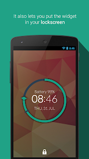 Minimalist Clock Widget Screenshot