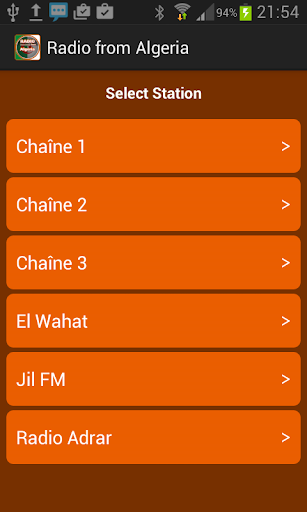 Radio from Algeria