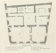 Plattegrond van de entresol van het huis van Léon Berthous in Bayonne