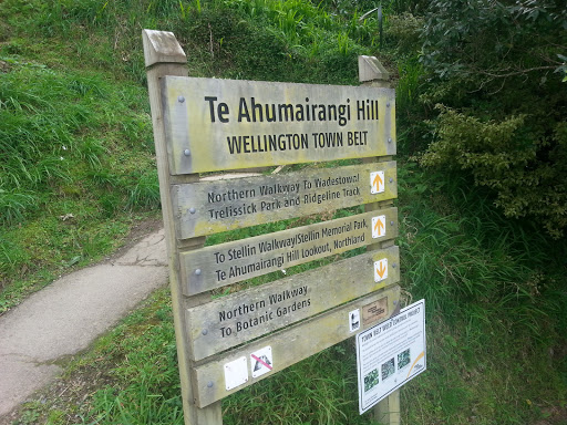 Te Ahumairangi Reserve - Entrance 