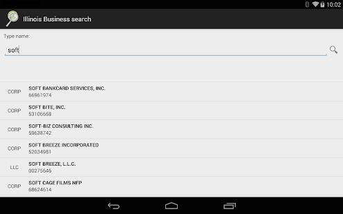 Illinois Business Search Screenshots 4