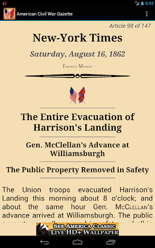 【免費教育App】1862 Aug Am Civil War Gazette-APP點子