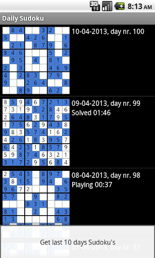 每日數獨免費 sudoku