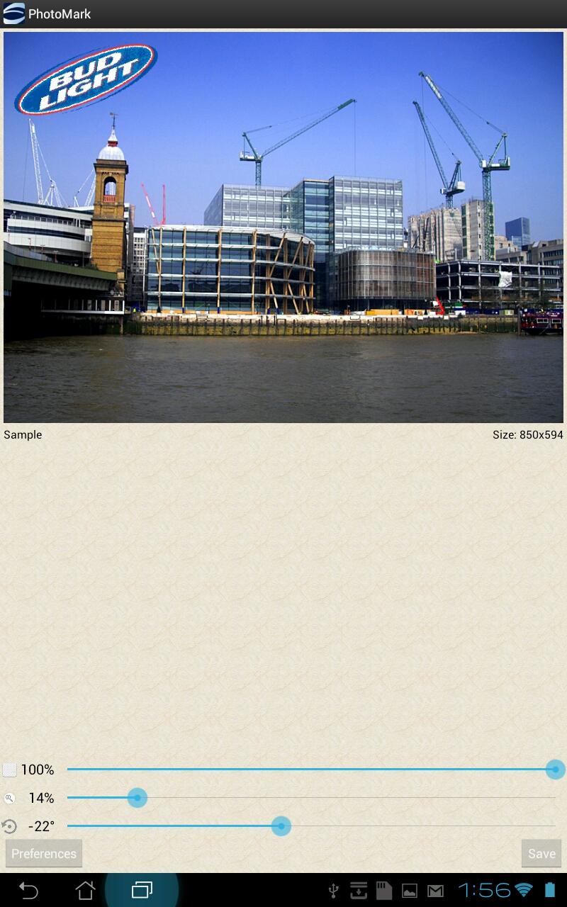 PhotoMark™ Screen 2