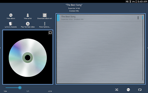 Screenshot Music Player (Remix) v1.6.1