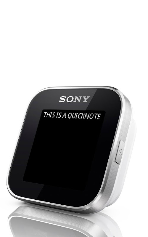 Android application QuickNote for SmartWatch screenshort
