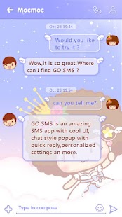 How to download GO SMS PRINCESS MOCMOC THEME 1.0 unlimited apk for android