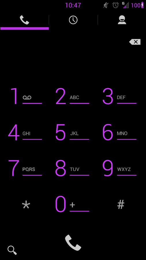 Betterbean CM10 Theme Purple X - screenshot