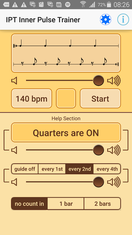 Android application IPT - Inner Pulse Trainer screenshort