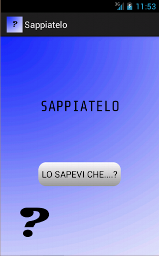 Sappiatelo