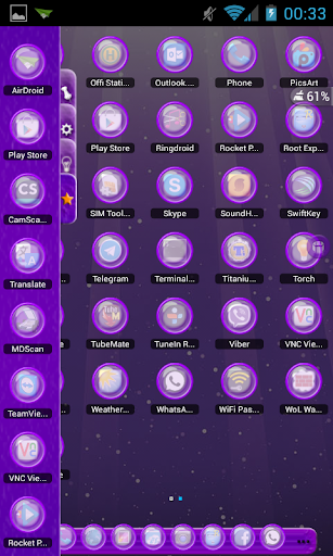 TSF Shell Theme Violet LightHD