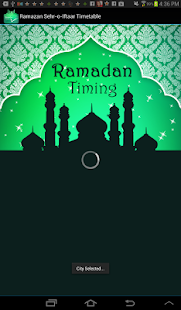 Free Sehr-o-Iftaar Timetable APK for Android