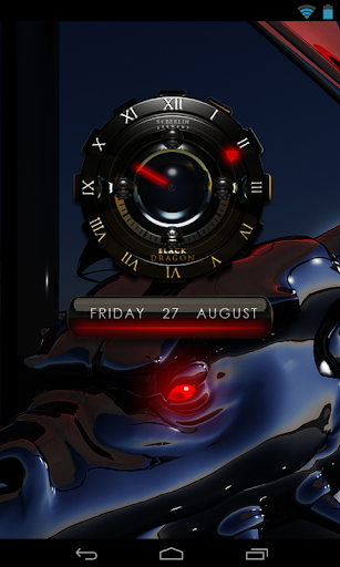 免費下載娛樂APP|Black Dragon Clock Widget app開箱文|APP開箱王