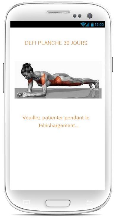Défi Planche 30 Jours Screen 1