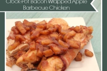 Crock-Pot Bacon Wrapped Apple Barbecue Chicken Recipe