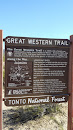 The Great Western Trail- Blue Point Trail Marker
