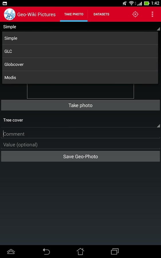   Geo-Wiki Pictures – snímka obrazovky 