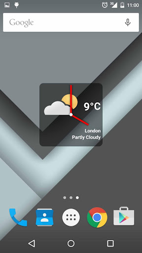 Boxy Clock Widget