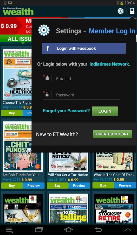    The Economic Times Wealth- screenshot  