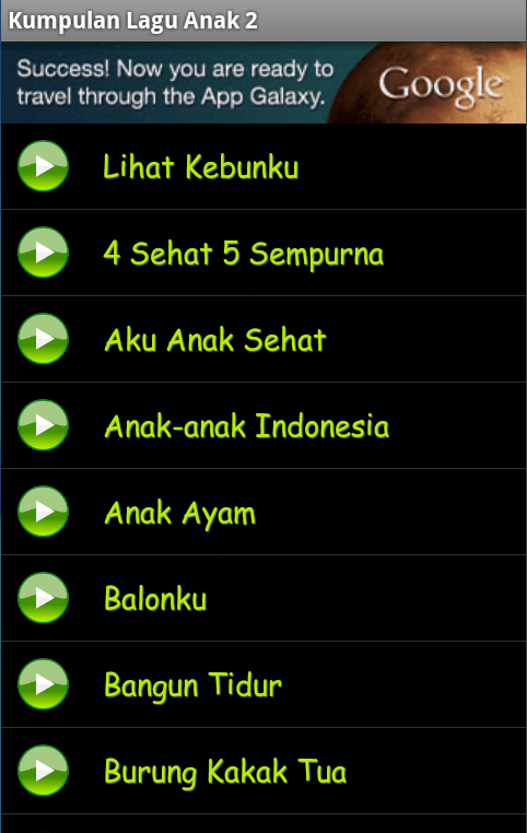 Kumpulan Lagu Anak-anak 2 - Android Apps on Google Play