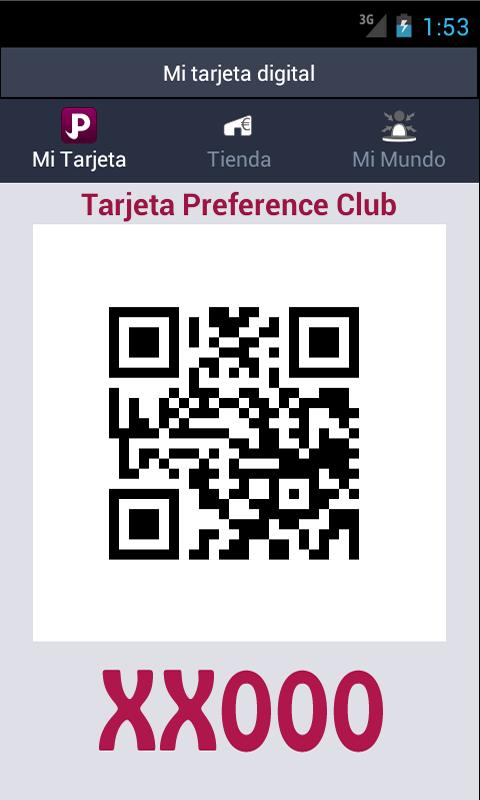 Android application Preference Club screenshort