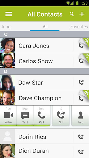 fring Free Calls, Video & Text 4.3.0.20