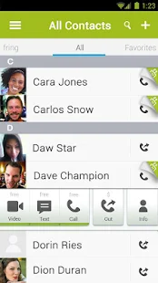 fring Free Calls, Video & Text - screenshot thumbnail