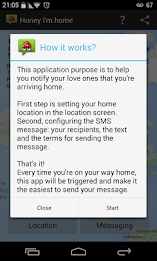 Honey I'm Home! - location SMS poster 2