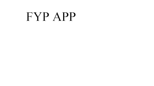 FYP App