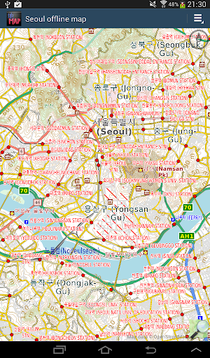 Seoul offline map